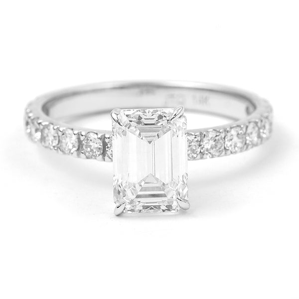 2.57 Carats Lab Grown Diamond 14K Gold Ring