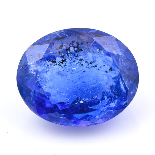 9.66 Natural Zoisite Tanzanite Oval Mixed Cut Gemstone