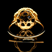1.63 Ct Square Tanzanite 14K Gold Ring