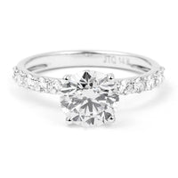 2.28 Carats Lab Grown Diamond 14K Gold Ring