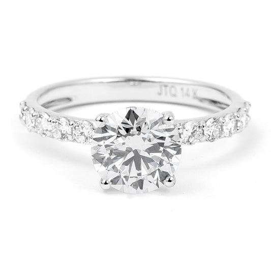 2.28 Carats Lab Grown Diamond 14K Gold Ring