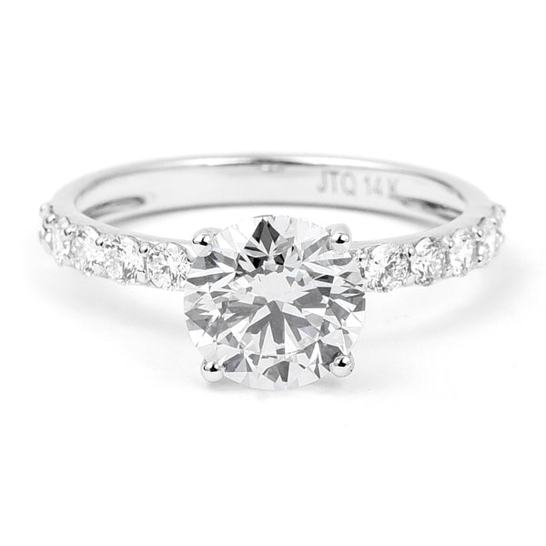 2.28 Carats Lab Grown Diamond 14K Gold Ring