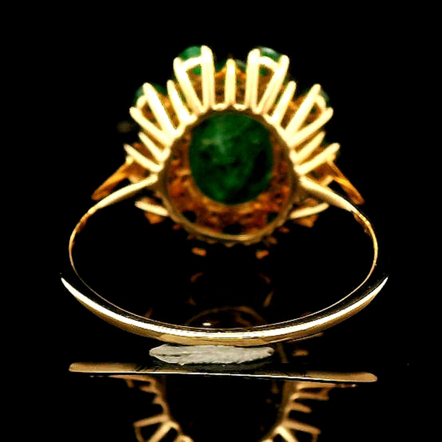 1.91 Ct Oval Emerald 14K Gold Ring
