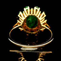 1.91 Ct Oval Emerald 14K Gold Ring