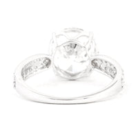 3.89 Carats Lab Grown Diamond 14K Gold Ring