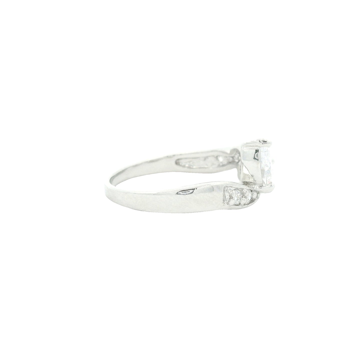 2.77 Ct Cubic Zirconia 925 Sterling Silver Ring