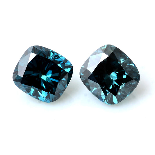 0.83 Carat Blue Diamond Cushion Loose Gemstone