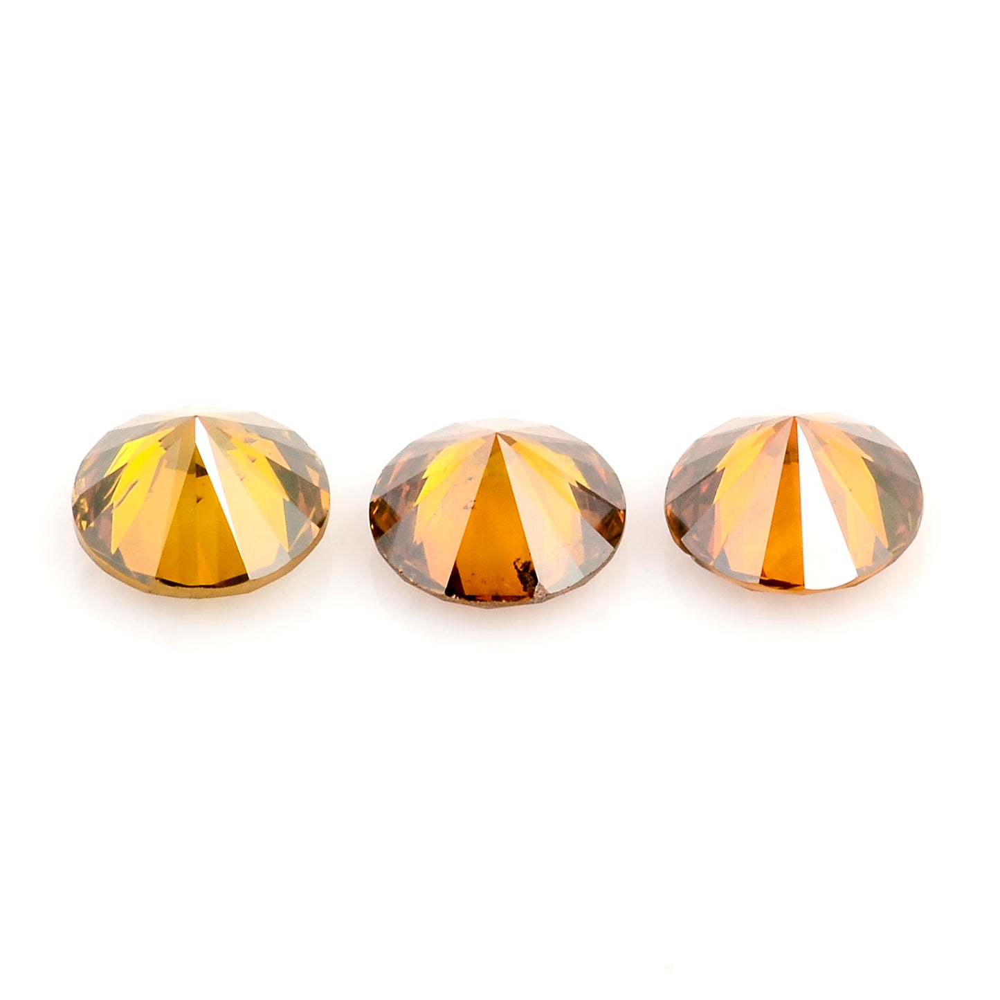 0.50 Red Diamond Round Loose Gemstone