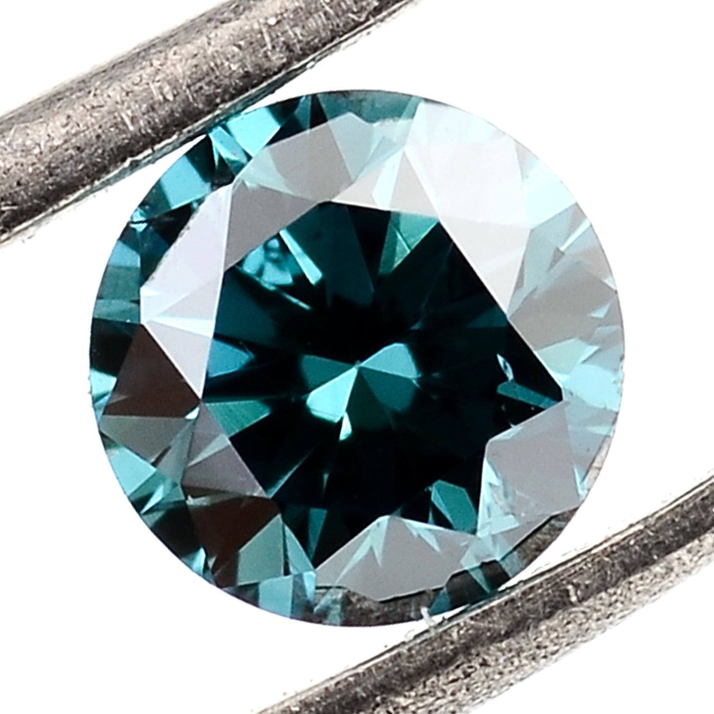 0.64 Blue Diamond Round Loose Gemstone
