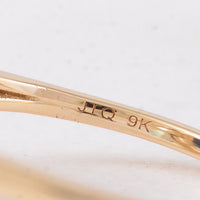 4.10 Ct Oval Blue Sapphire 9K Gold Ring