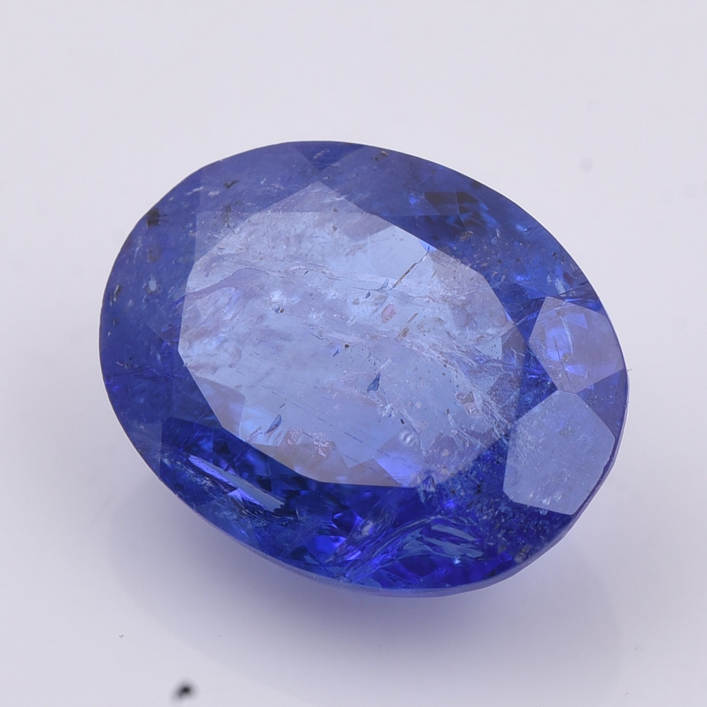 5.28 Natural Zoisite Tanzanite Oval Mixed Cut Gemstone