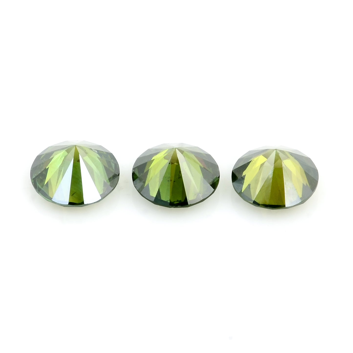 0.59 Green Diamond Round Loose Gemstone