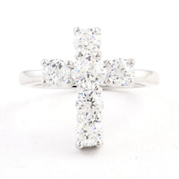 4.38 Ct Cubic Zirconia 925 Sterling Silver Ring