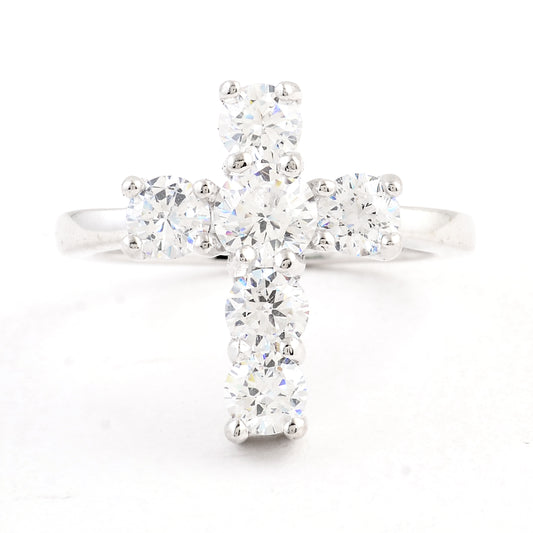 4.38 Ct Cubic Zirconia 925 Sterling Silver Ring