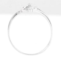 0.00 Ct Plain 925 Sterling Silver Ring