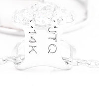 5.77 Carats Pink Lab Grown Diamond 14K Gold Pendant