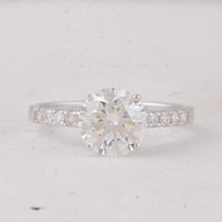 2.31 Carats Lab Grown Diamond 14K Gold Ring