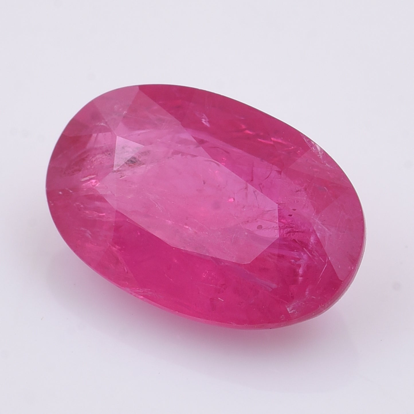 2.26 Natural Corundum Ruby Oval Mixed Cut Gemstone