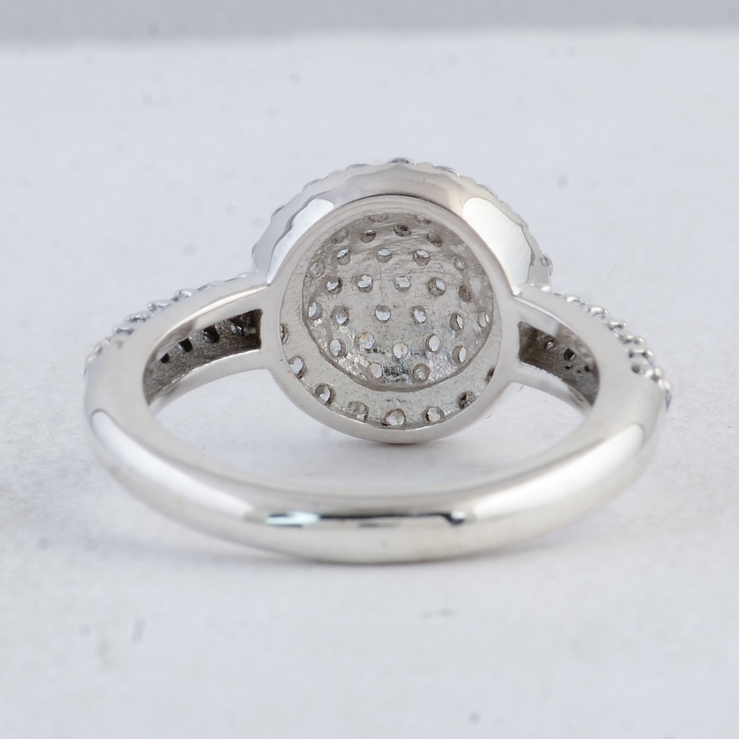 1.14 Ct Round Cubic Zirconia 925 Sterling Silver Ring