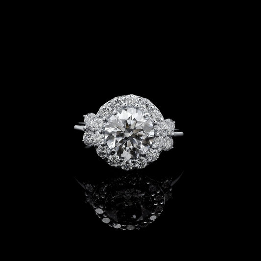 2.08 Carats Lab Grown Diamond 14K Gold Ring