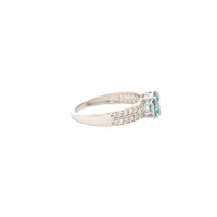 1.54 Carats Blue Lab Grown Diamond 14K Gold Ring
