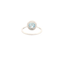 1.82 Carats Blue Lab Grown Diamond 14K Gold Ring