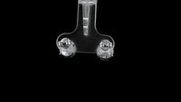 3.21 Ct Round Lab Grown Diamond 14K Gold Earrings