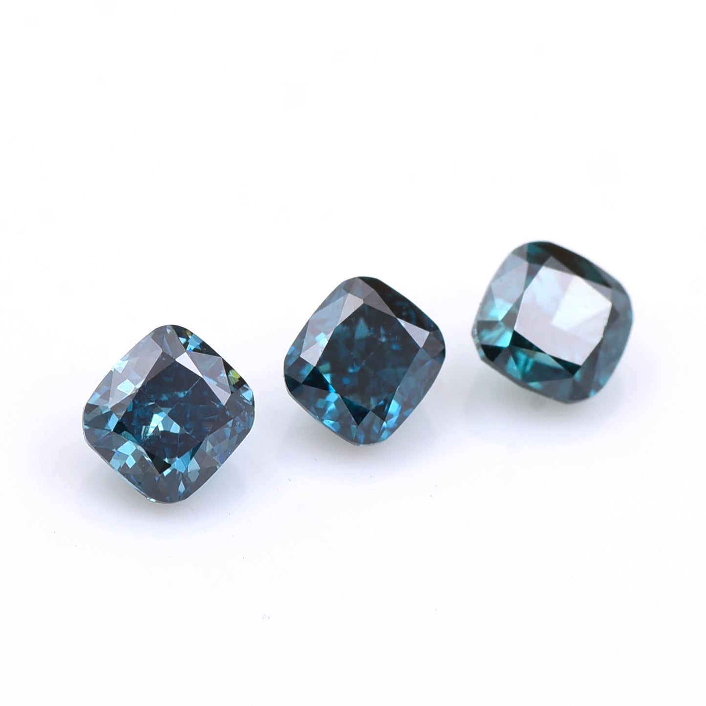 0.65 Blue Diamond Cushion Loose Diamond