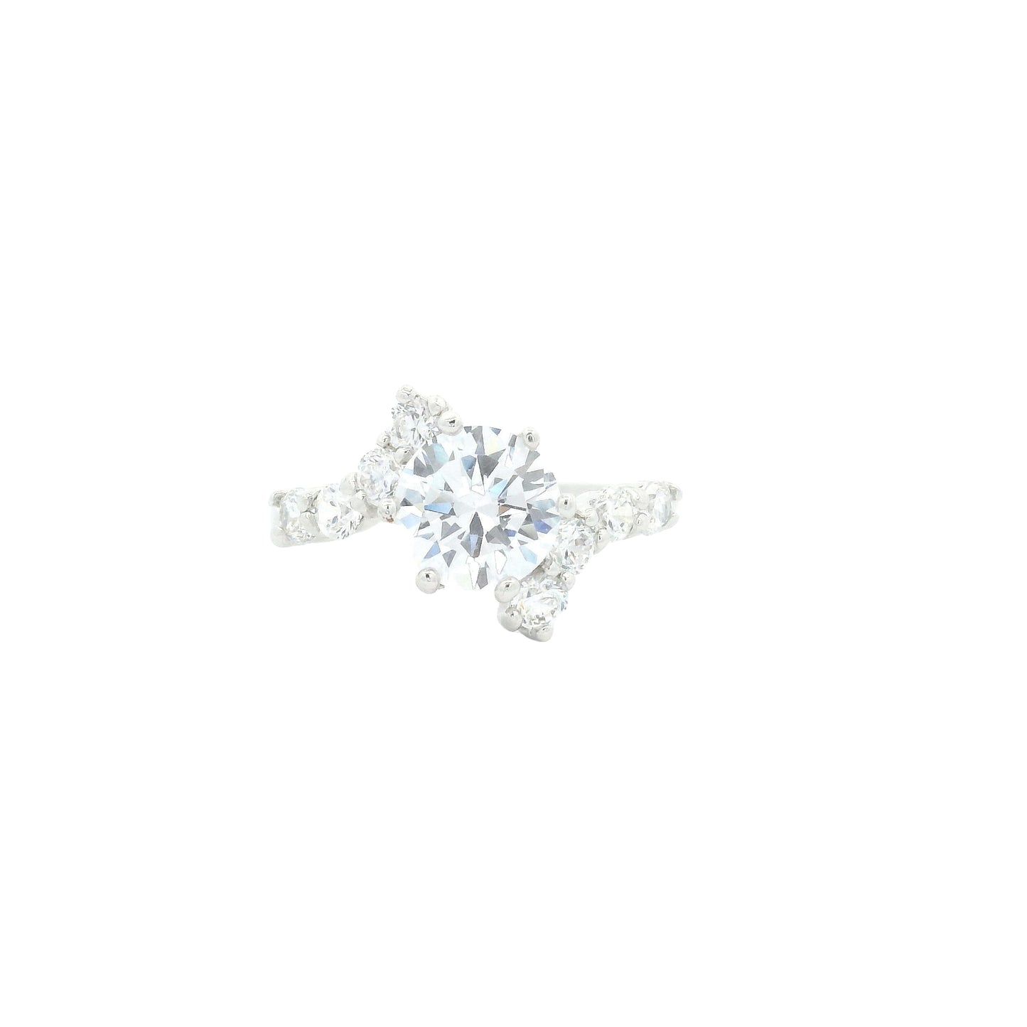 3.47 Ct Cubic Zirconia 925 Sterling Silver Ring