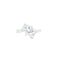 3.47 Ct Cubic Zirconia 925 Sterling Silver Ring