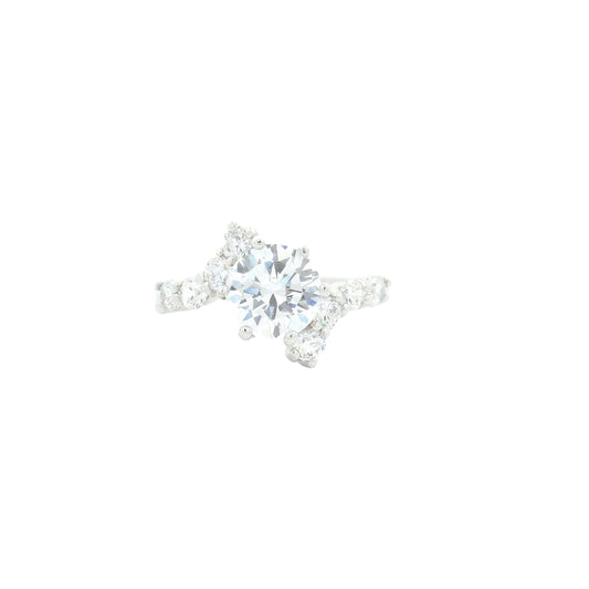 3.47 Ct Cubic Zirconia 925 Sterling Silver Ring