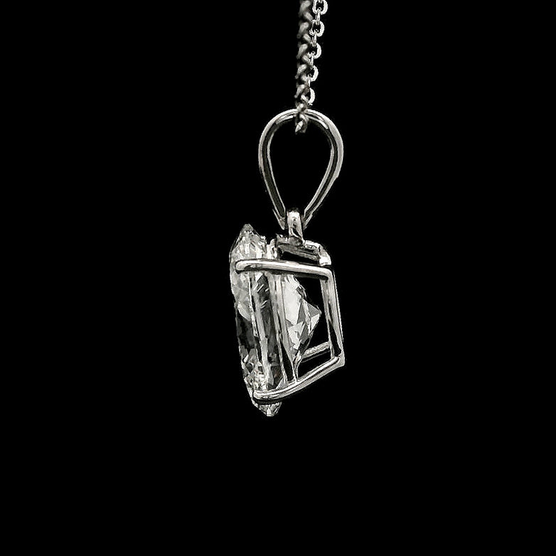 2.02 Carats Lab Grown Diamond 14K Gold Pendant