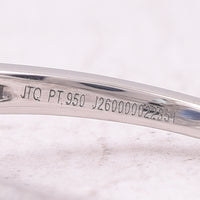 1.22 Ct Oval Mixed Cut Natural Sapphire 950 Platinum Ring