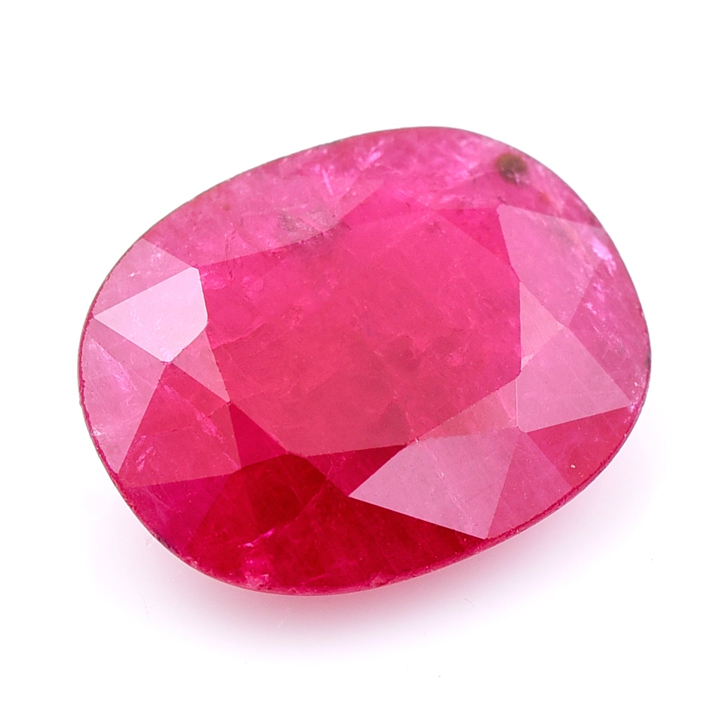 4.55 Natural Corundum Ruby Oval Mixed Cut Gemstone