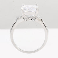 16.84 Ct Cubic Zirconia 925 Sterling Silver Ring