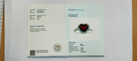 2.30 Ct Heart Mixed Cut Natural Garnet 14K Gold Ring