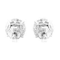 3.11 Carats Lab Grown Diamond 14K Gold Earrings