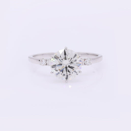 2.19 Carats Lab Grown Diamond 14K Gold Ring