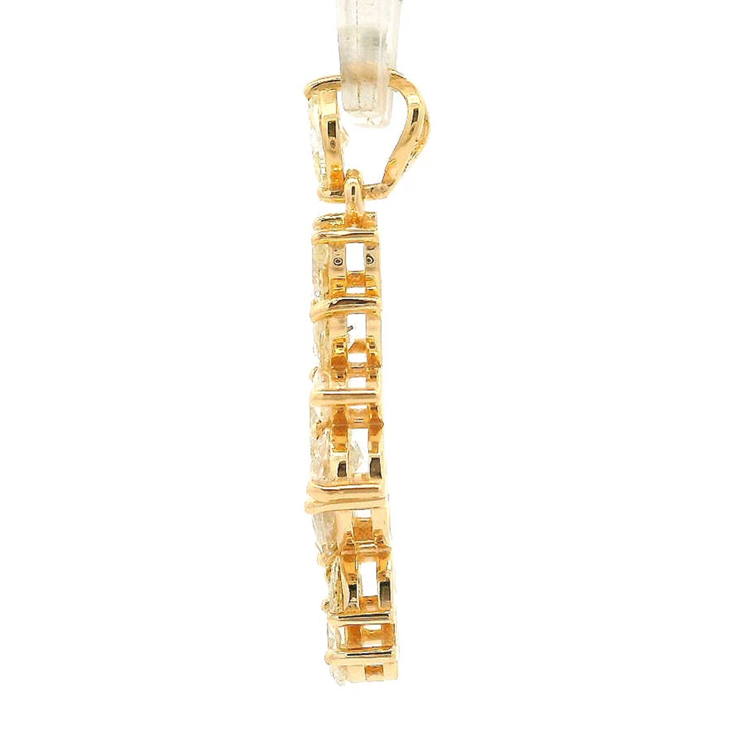 1.10 Ct Marquise Diamond 14K Gold Pendant