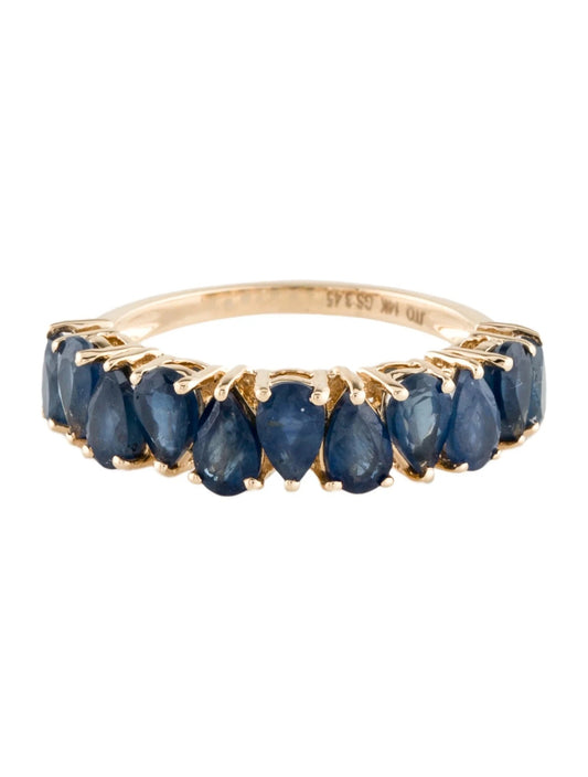 14K Sapphire Band