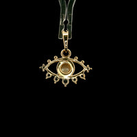 1.04 Ct Round Mother Of Pearl 10K Gold Pendant