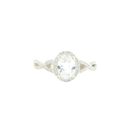 6.29 Ct Cubic Zirconia 925 Sterling Silver Ring