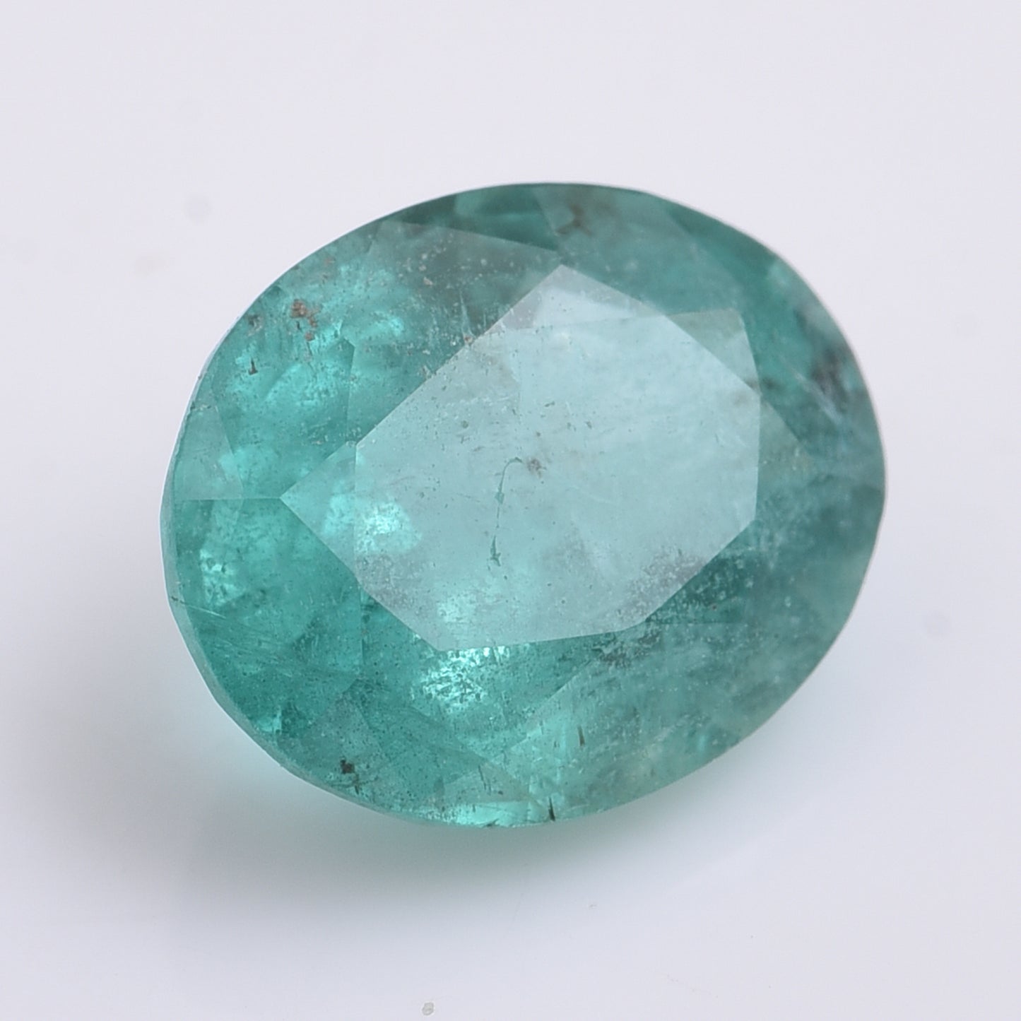 3.05 Natural Beryl Emerald Oval Mixed Cut Gemstone