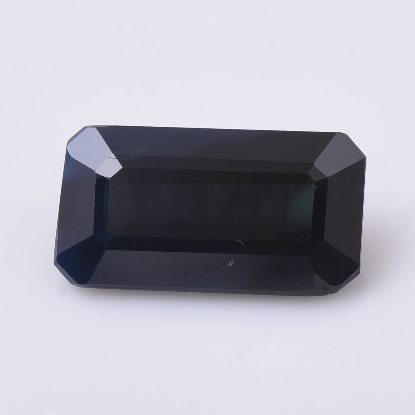 3.34 Natural Corundum Sapphire Emerald Cut Gemstone