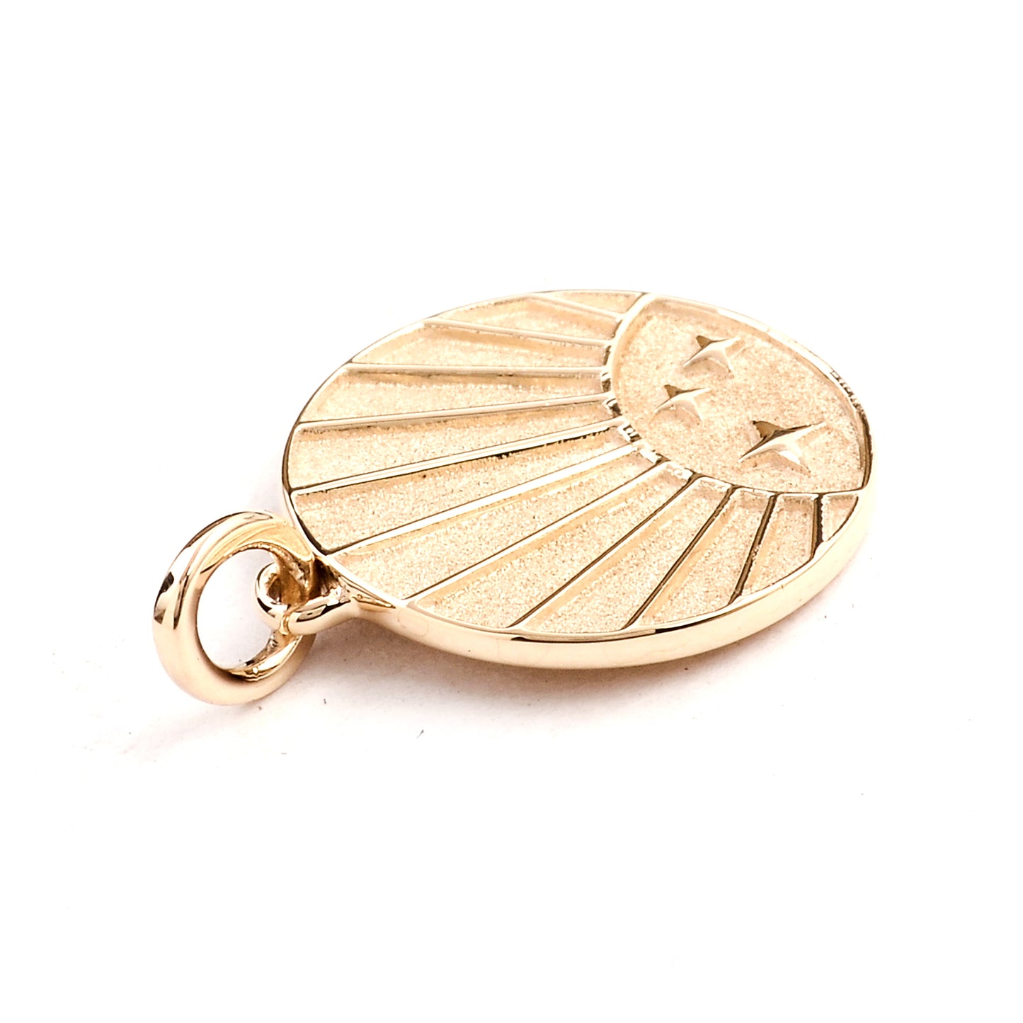 10K Gold Plain Pendant