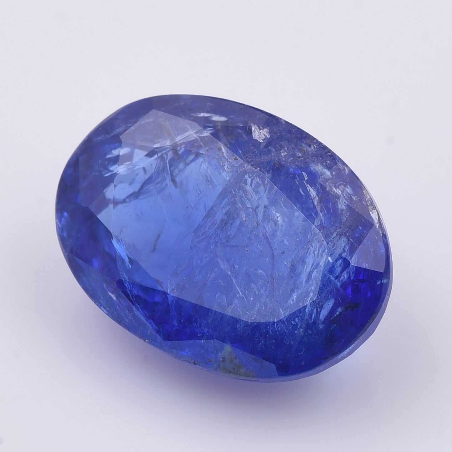 5.78 Natural Zoisite Tanzanite Oval Mixed Cut Gemstone