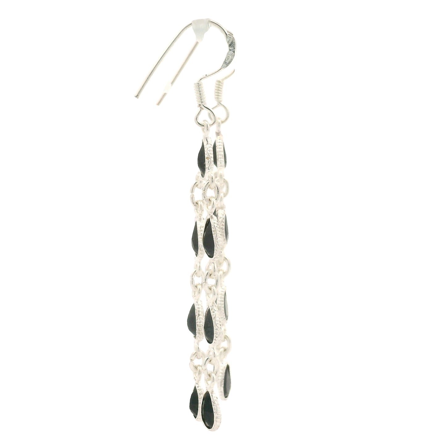 11.50 Ct Sapphire 925 Sterling Silver Earrings