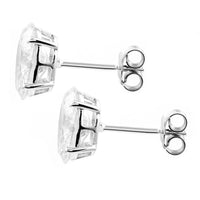 3.69 Carats Lab Grown Diamond 14K Gold Earrings