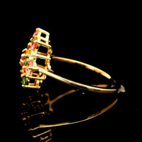 1.14 Ct Round Tourmaline 14K Gold Ring