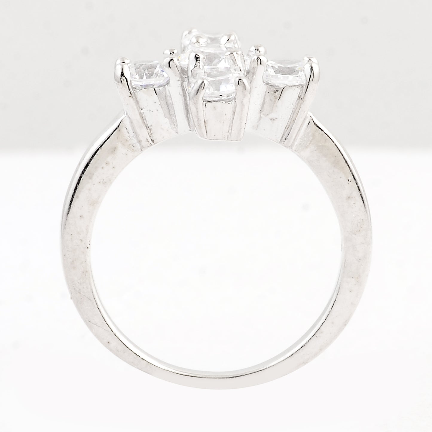 4.38 Ct Cubic Zirconia 925 Sterling Silver Ring